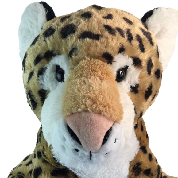 Walmart XL Leopard Plush 21" Sitting Stuffed Animal Toy Cheetah Jaquar - Picture 2 of 9